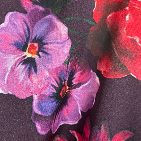 Express wrap front blouse, floral - Picture 3 of 4